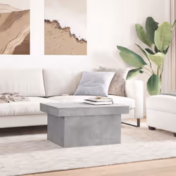vidaXL Coffee Table Hallway End Table Side Table Concrete Grey Engineered Wood