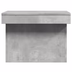 vidaXL Coffee Table Hallway End Table Side Table Concrete Grey Engineered Wood - Additional view 5