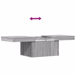 vidaXL Coffee Table Hallway End Table Side Table Grey Sonoma Engineered Wood - Additional view 9