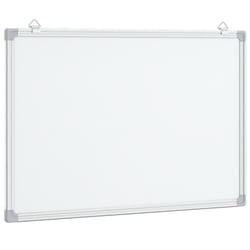 vidaXL Magnetic Whiteboard Dry Erase White Board Wall Writing Board Aluminium - 40 x 30 x 1.7 cm