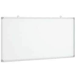 vidaXL Magnetic Whiteboard Dry Erase White Board Wall Writing Board Aluminium - 60 x 30 x 1.7 cm