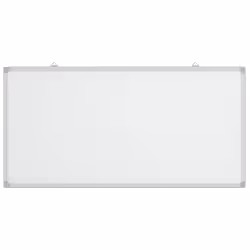 vidaXL Magnetic Whiteboard Dry Erase White Board Wall Writing Board Aluminium - 60 x 30 x 1.7 cm