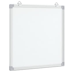 vidaXL Magnetic Whiteboard Dry Erase White Board Wall Writing Board Aluminium - 60 x 60 x 1.7 cm