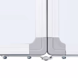 vidaXL Magnetic Whiteboard Foldable Writing Dry Erase White Board Aluminium - 100 x 100 x 1.7 cm - Additional view 5