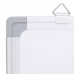 vidaXL Magnetic Whiteboard Foldable Writing Dry Erase White Board Aluminium - 120 x 80 x 1.7 cm - Additional view 4