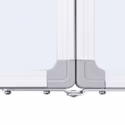 vidaXL Magnetic Whiteboard Foldable Writing Dry Erase White Board Aluminium - 120 x 100 x 1.7 cm - Additional view 5