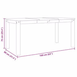 VidaXL 4005705 kitchen/dining table - Additional view 8