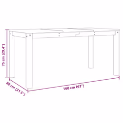 VidaXL 4005706 kitchen/dining table - Additional view 7