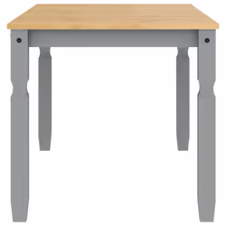 vidaXL Dining Table Dining Room Kitchen Dinner Table Grey Solid Wood Pine - Additional view 4