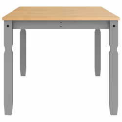 vidaXL Dining Table Dining Room Kitchen Dinner Table Grey Solid Wood Pine - Additional view 4
