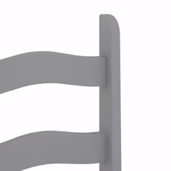 vidaXL Dining Chairs Dining Room Kitchen Chair 2 pcs Grey Solid Wood Pine - Additional view 7