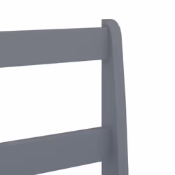 vidaXL Dining Chairs Dining Room Kitchen Chair 2 pcs Grey Solid Wood Pine - Additional view 7