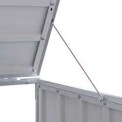vidaXL Wheelie Bin Storage for Single Bin Garden Store Trash Cover Green Steel - Additional view 9
