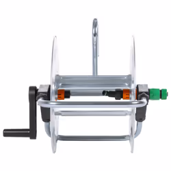 vidaXL Hose Reel Wall Mounted for 50 m 1/2" or 35 m 3/4" Hose Storage Steel