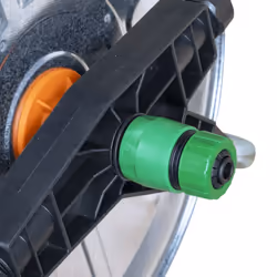 vidaXL Hose Reel Wall Mounted for 50 m 1/2" or 35 m 3/4" Hose Storage Steel - Additional view 5