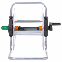 vidaXL Hose Reel Wall Mounted for 50 m 1/2" Hose Garden Hose Storage Steel