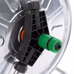 vidaXL Hose Reel Wall Mounted for 50 m 1/2" Hose Garden Hose Storage Steel - Additional view 5