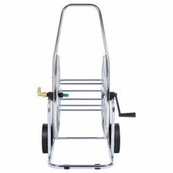 vidaXL Hose Reel Cart for 80 m 3/4" Hose Garden Hose Cart Hose Trolley Steel