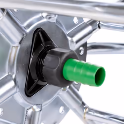 vidaXL Hose Reel Cart for 80 m 3/4" Hose Garden Hose Cart Hose Trolley Steel - Additional view 5