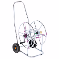 vidaXL Hose Reel Cart for 80 m 3/4" Hose Garden Hose Cart Hose Trolley Steel - Additional view 9