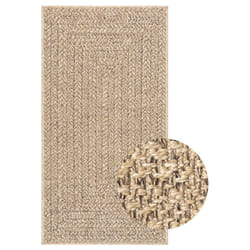 vidaXL Rug Floor Carpet for Indoor and Outdoor Door Mat Kitchen Rug Jute Look - rectangular, 60 x 110 cm
