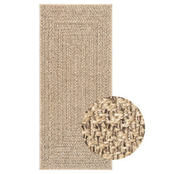 vidaXL Rug Floor Carpet for Indoor and Outdoor Door Mat Kitchen Rug Jute Look - rectangular, 80 x 200 cm