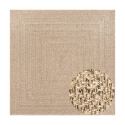 vidaXL Rug Floor Carpet for Indoor and Outdoor Door Mat Kitchen Rug Jute Look - rectangular, 200 x 200 cm