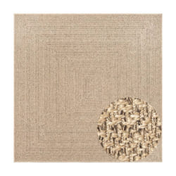 vidaXL Rug Floor Carpet for Indoor and Outdoor Door Mat Kitchen Rug Jute Look - rectangular, 240 x 240 cm