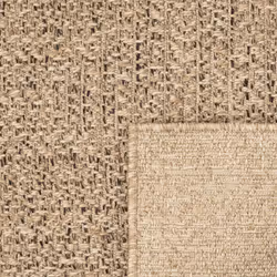 vidaXL Rug Floor Carpet for Indoor and Outdoor Door Mat Kitchen Rug Jute Look - rectangular, 240 x 240 cm - Additional view 5
