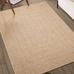 vidaXL Rug Floor Carpet for Indoor and Outdoor Door Mat Kitchen Rug Jute Look - rectangular, 240 x 340 cm