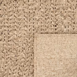 vidaXL Rug Floor Carpet for Indoor and Outdoor Door Mat Kitchen Rug Jute Look - round, 200 x 200 cm - Additional view 5