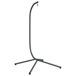 vidaXL Hanging Egg Chair Stand Hammock Chair Frame C Stand Anthracite Steel