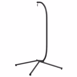 vidaXL Hanging Egg Chair Stand Hammock Chair Frame C Stand Anthracite Steel