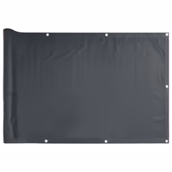 vidaXL Balcony Privacy Screen Outdoor Privacy Net Anthracite 300x75 cm PVC