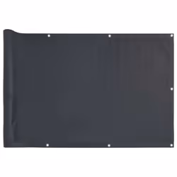 vidaXL Balcony Privacy Screen Outdoor Privacy Net Anthracite 400x75 cm PVC