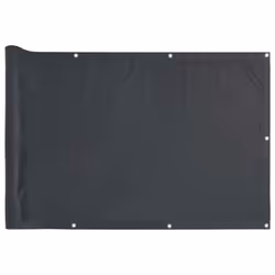 vidaXL Balcony Privacy Screen Outdoor Privacy Net Anthracite 500x75 cm PVC