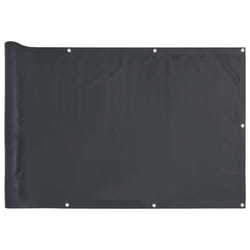 vidaXL Balcony Privacy Screen Outdoor Privacy Net Anthracite 500x75 cm PVC