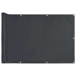 vidaXL Balcony Privacy Screen Outdoor Privacy Net Anthracite 800x75 cm PVC