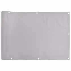 vidaXL Balcony Privacy Screen Outdoor Screen Privacy Net Grey 500x75 cm PVC