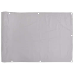 vidaXL Balcony Privacy Screen Outdoor Screen Privacy Net Grey 500x75 cm PVC