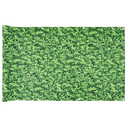 vidaXL Balcony Privacy Screen Fence Roll Net Plant Look Green 500x75 cm PVC