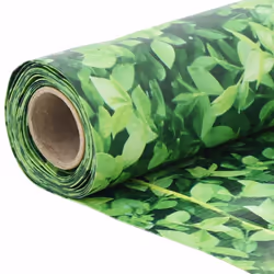 vidaXL Balcony Privacy Screen Privacy Net Plant Look Green 500x120 cm PVC