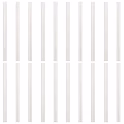 vidaXL Garden Privacy Screens Balcony Screen 10 pcs Light Grey 252.5x19 cm PVC - Additional view 4