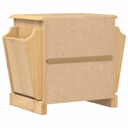 vidaXL Bedside Cabinet Nightstand Bed Side Table Bed Cabinet Solid Wood Pine - Additional view 5