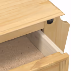 vidaXL Bedside Cabinet Nightstand Bed Side Table Bed Cabinet Solid Wood Pine - Additional view 6