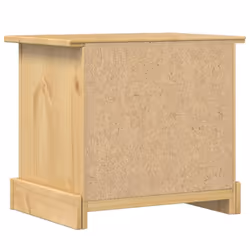 vidaXL Bedside Cabinet Nightstand Bed Side Table Bed Cabinet Solid Wood Pine - Additional view 5