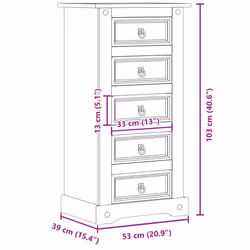 VidaXL 4005661 nightstand/bedside table - Additional view 7
