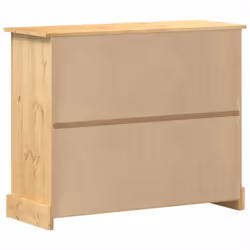 vidaXL Chest of Drawers Hall Storage Drawer Cabinet Sideboard Solid Wood Pine - Additional view 5