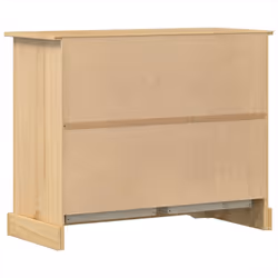 vidaXL Chest of Drawers Hall Storage Drawer Cabinet Sideboard Solid Wood Pine - Additional view 5