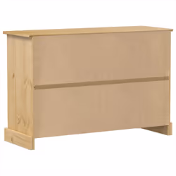 vidaXL Sideboard Storage Cupboard Cabinet Highboard Buffet Solid Wood Pine - Additional view 5